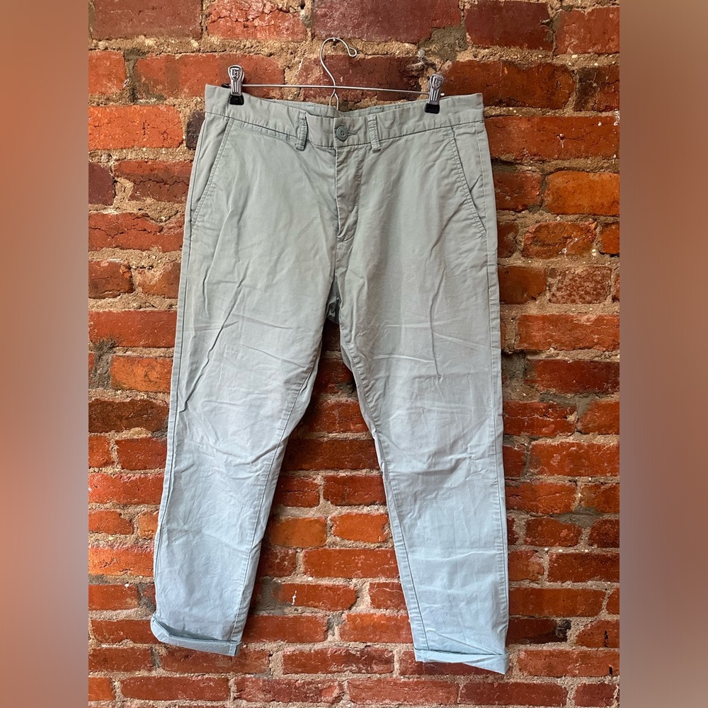 Old Navy Lightweight Skinny Chinos Sage Green 34x32